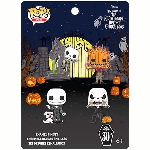 FUNKO POP! PIN SET: The Nightmare Before Christmas - THIS IS HALLOWEEN 4PK - 1 of 4