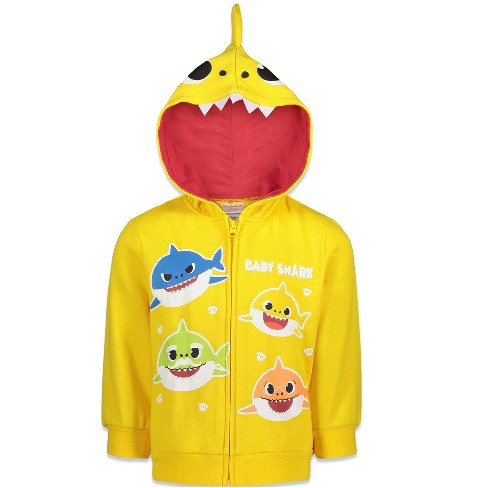 Pinkfong Baby Shark Zip Up Cosplay Hoodie Toddler Target