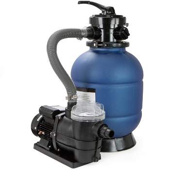 12" Sand Filter with 3/4 HP Pool Pump Above Ground Swimming 2400GPH