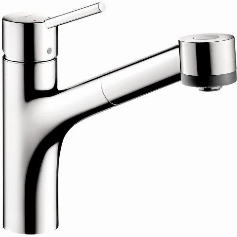 Hansgrohe 06462 Talis S Pull Out Kitchen Faucet With Locking Spray