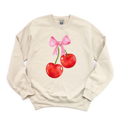 Simply Sage Market Women's Graphic Sweatshirt Coquette Cherries