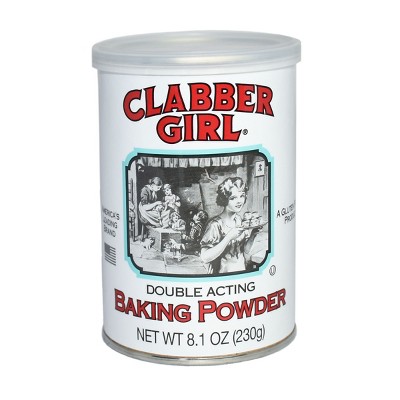 Clabber Girl Gluten Free Double Acting Baking Powder - 8.1oz