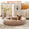 JOEJOY Round Dog Bed with Anti-Slip Bottom & Removable Cover,Rabbit Fur and Teddy Fabric with Drawstrings - 4 of 4