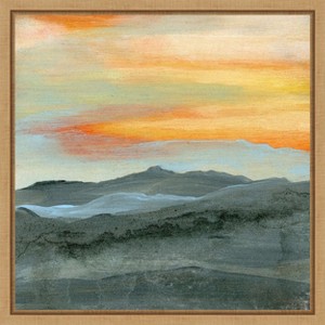 Amanti Art Over Blue Mountains by Karen Suderman Canvas Wall Art Print Framed 16 x 16-in. - 1 of 4