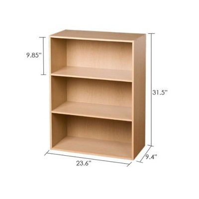Beaumont Heavy Duty Beige 4-Tier Laminated Wood Shelving Unit