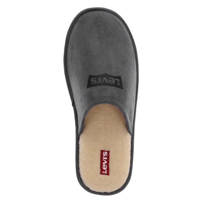 Levi's Mens Milton 2 Microsuede Scuff House Shoe Slippers, 3 of 8