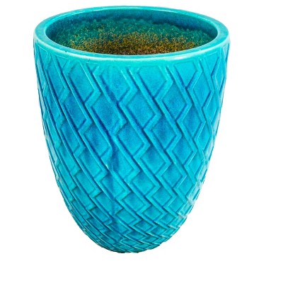 Dolonm Large 21.26 in. Ceramic Planter Pot with Drainage Hole for Garden Patio Decor