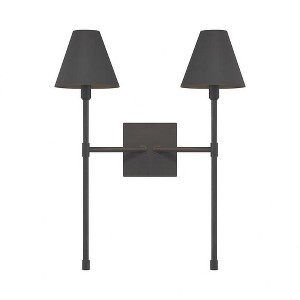Savoy House Jefferson 2 - Light Wall Light in  Matte Black - 1 of 4