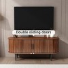 TV Stand with Power Outlet, Entertainment Center for TVs up to 47 Inch, Adjustable Shelves - 4 of 4