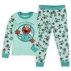 Sesame Street Elmo Pajamas Toddler Boys' Sweet Dreams Tight Fit Sleep Set Multicolored - 3 of 4