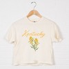 Simply Sage Market Kentucky Flower Colorful Boxy Crop Top - 3 of 4