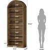 Tribesigns 8-Tier Tall Shoe Storage Cabinet, Large Shoe Organizer, Wooden Freestanding Shoe Rack for Closet Entryway - 3 of 4