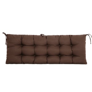 ARTPLAN Outdoor 48 Inch Bench Cushion Tufted for Outdoor Furniture, 48"x18"x4" Wicker Patio Loveseat Cushion All Weather - 1 of 4