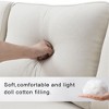 Sapphtopaz 104" Modern 4-Seater Sofa Couch with Armrest Pockets and 4 Pillows Cozy Linen Upholstered Sofa Bed Couches for Living Room,Bedroom - 4 of 4