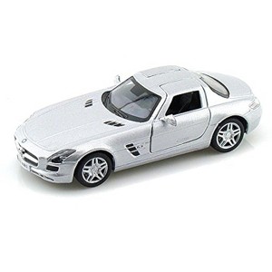 KiNSMART - Mercedes-Benz SLS AMG 1:36 Scale 5" Die Cast Metal Model Toy Car (Silver) - 1 of 4