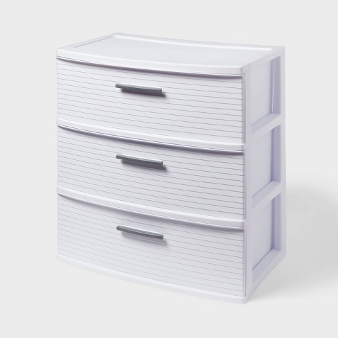 3 Drawer Storage Cabinet Gray - Brightroom™ : Target