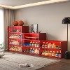 VYNXARIA red shoe box three layers with glass doors - 3 of 4