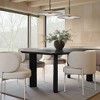 TOV Furniture Maureen Performance Upcycled Linen Dining Chair in Cream - 2 of 4