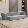 Mjkone Convertible Folding Sleeper Sofa Bed,futon Sofa Bed Memory Foam Mattress - 2 of 4