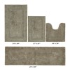 Lux Premium 100% Cotton Tufted Solid Reversible 4 Piece Bath Rug Set – Ultra-Soft, Water-Absorbent, Durable, Machine Washable Bathroom Rug - 2 of 4