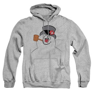 Frosty The Snowman Frosty Face Adult Pull-Over Hoodie - 1 of 4