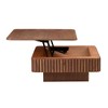 CAVINAS Modern Side Table Square Coffee Table with Sturdy Base, End Table for Living Room, Bedroom - 4 of 4