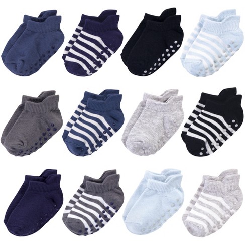 Hanes Toddler Boys' 6pk Pure Comfort With Organic Cotton Solid Ankle Socks  - White/gray 4t-5t : Target