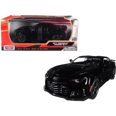 2017 Chevrolet Camaro ZL1 Black 1/24 Diecast Model Car by Motormax