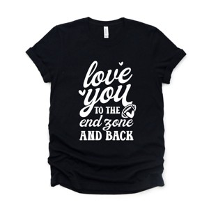 Simply Sage Market To The End Zone And Back Short Sleeve Tee - 1 of 4