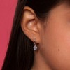 Girls' Cupcake Dangle Huggie Hoop Sterling Silver Earrings - In Season Jewelry - 3 of 3
