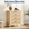 COZONY Fluted Drawer Chest 4-Drawer Storage Cabinet Engineered Wood Organizer for Bedroom Living Room Hallway - 4 of 4