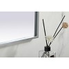 Elegant Lighting Metal Frame Arch Mirror 39x24 Inch in Silver - 4 of 4