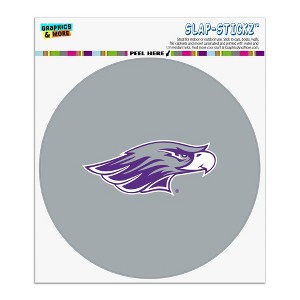 UW Whitewater Secondary Logo Automotive Car Window Locker Circle Bumper Sticker - 1 of 4