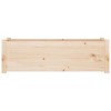 vidaXL Solid Wood Pine Garden Planter - Natural and Weather-Resistant Wooden Planter Box for Outdoor Use - Size: 39.4"x12.2"x12.2" - 3 of 4