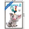 Trends International Disney Moana 2 - Heihei and Pua Feature Series Framed Wall Poster Prints - 3 of 4