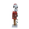 Peanuts 32IN PEANUTS 3D PRE LIT LED YARD ART SNOOPY W/TREE ON MAILBOX, Red - 4 of 4