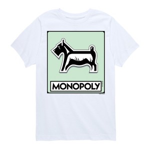 Boys' - Monopoly - Dog Token Short Sleeve Graphic T-Shirt - 1 of 4