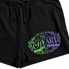 Wicked Two Halves of the Two Heart Women's Black Lounge Shorts - 2 of 2