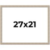 PosterPalooza | 27x21 Thin Barnwood Picture Frame, UV Acrylic, 2 Finishes - Grey and Black - 2 of 4