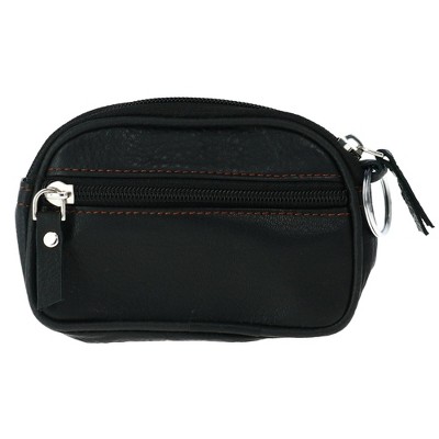 Ctm Leather Double Compartment Coin Purse Wallet : Target