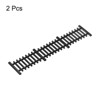 Unique Bargains Home DIY Miniature Garden Decorative DIY Wood Picket Fence 2 Pcs - 3 of 4