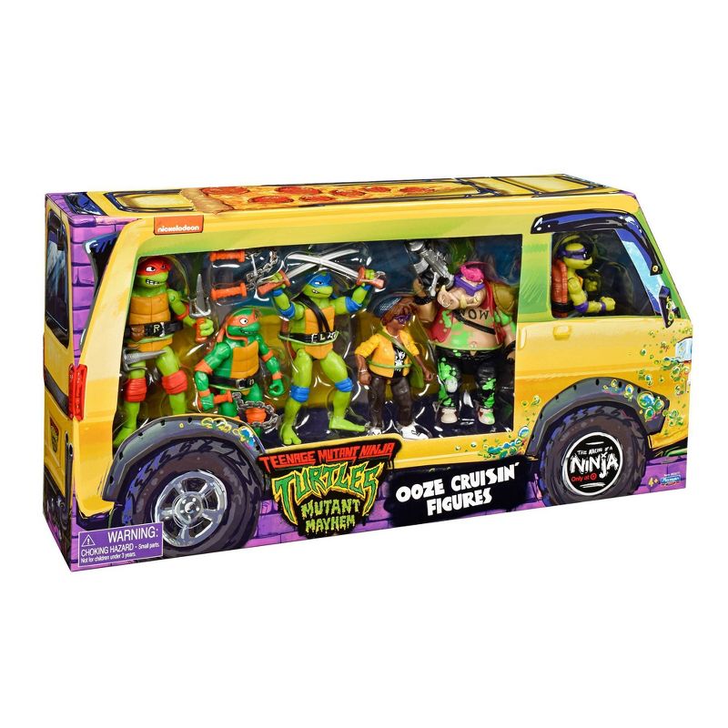 Teenage Mutant Ninja Turtles: Mutant Mayhem Ooze Cruisin&#39; Action Figure Set - 6pk, 6 of 14