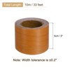 Unique Bargains Waterproof Wear-resistant PVC Material Wood Grain Tape - 2 of 4