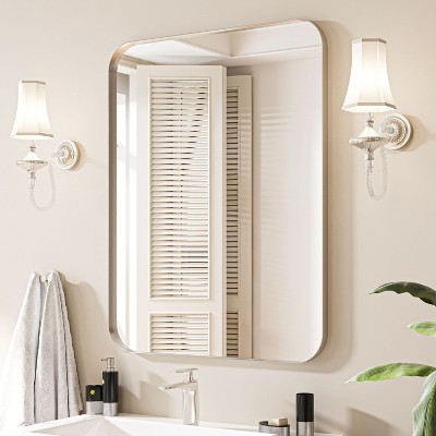 Aluminum Framed Bathroom Mirror