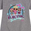 Girls' - LOL Surprise! - Electric Dreams Graphic Short Sleeve Fleece Dress - 2 of 4