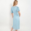 Anna-Kaci Women's Short Sleeve Wrap Dress With Button Detail And V-Neckline for Casual Looks - 4 of 4
