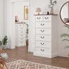 7 Drawers Dresser for Bedroom, Wood Modern Dresser Chest of Drawers Organizer Storage,Vintage Design - 3 of 4