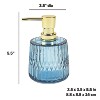 Cameo 3pc Bathroom Set - Soap/Lotion Dispenser, Toothbrush Holder, Tumbler, Non-Slip Protective Silicone Feet - 4 of 4