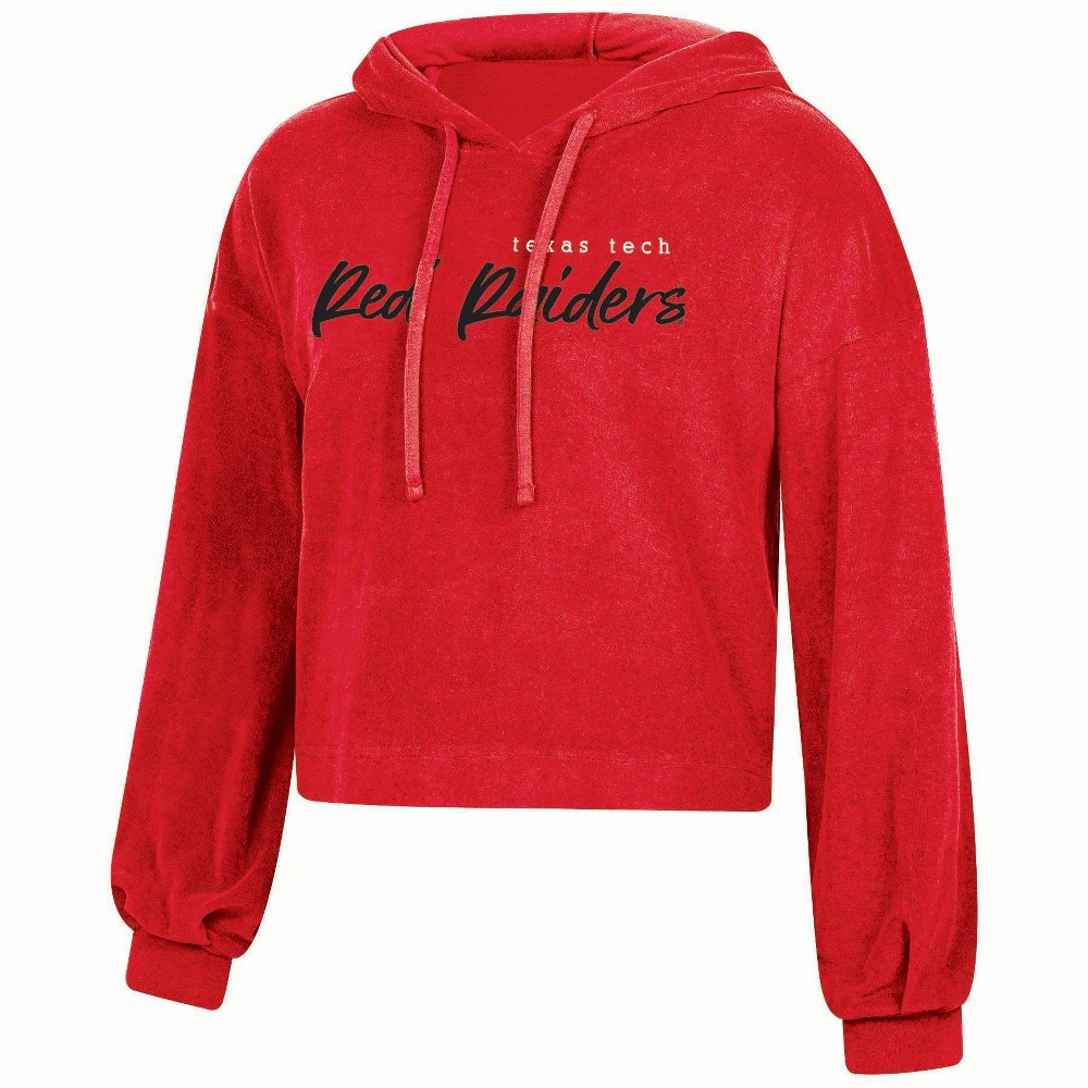 NCAA Texas Tech Red Raiders Womens Terry Hooded Sweatshirt