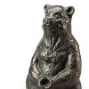 SPI Home Meditating Yoga Bear Garden Sculpture – 12" Tall Aluminum Outdoor Zen Animal Decor - 3 of 3